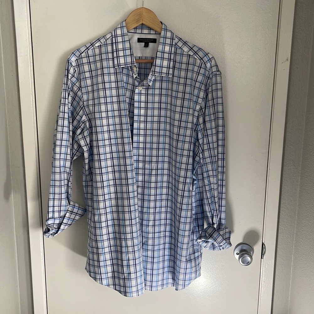 Banana Republic Dress Shirt NON-Iron Slim Fit - XL
